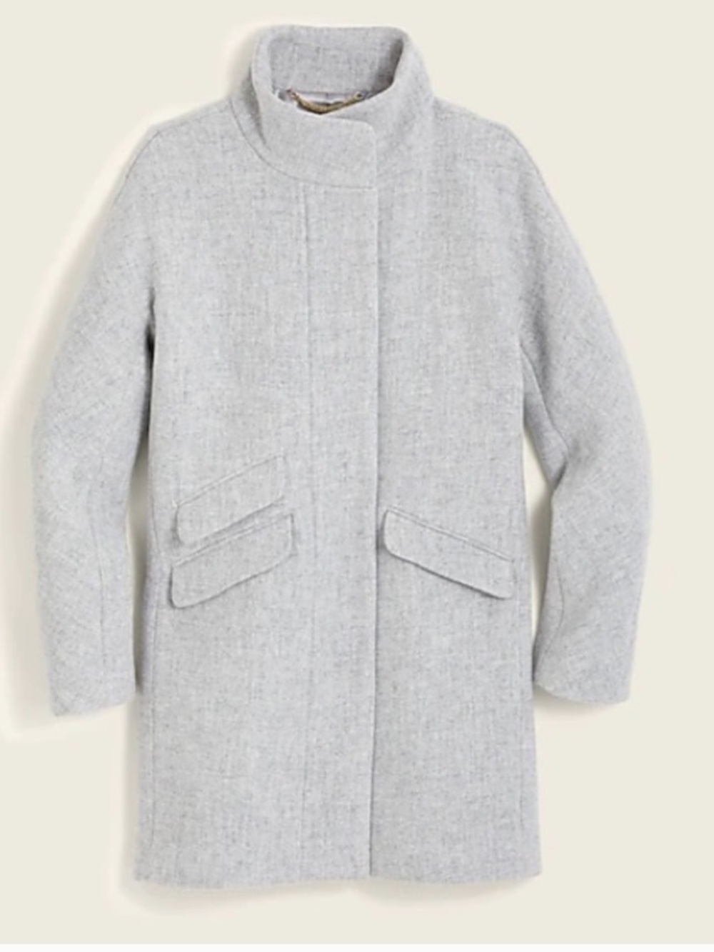 J Crew Cocoon coat in Italian stadium-cloth wool blend